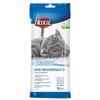 Trixie Simple`n`Clean Beutel fr Katzentoiletten, M, bis 37x48 cm, 10 Stck