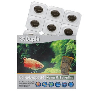 Dupla Gel-o-Drops 24, Hemp & Spirulina (12x2g)