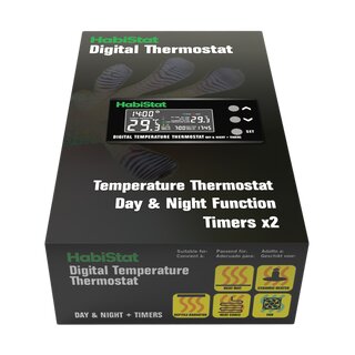 HabiStat Digital Thermostat, Temperatur Thermostat Tag/ Nacht + Timers